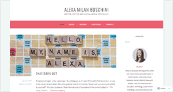 Desktop Screenshot of alexaboschini.com
